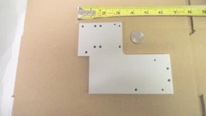Aluminum bracket 6 x 4-3/4 x .256 thick - Picture 1 of 3
