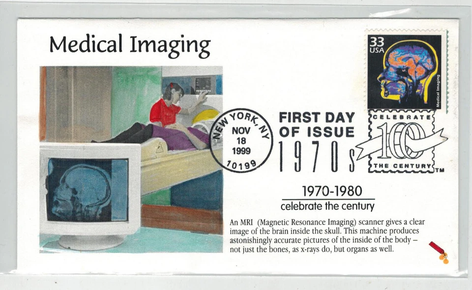 DYNAMITE HANDPAINTED / TINTED CELEBRATE 1970s MEDICAL IMAGING MRI SCANNERS - Image 1 of 1