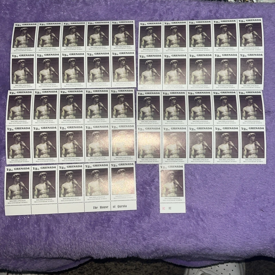 Granada Minh 1975/2c Miguel Ángel 500 aniversario  Foto 1 de 4