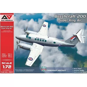 A&A Modelos AAM 7224 1:72 Beechcraft 200 Super King Air Avión Doble Turbohélice - Imagen 1 de 5