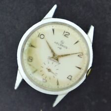 Vintage Helbros 111 Gramercy 7 Jewel Men's Manual Wind Wristwatch A 128 Swiss