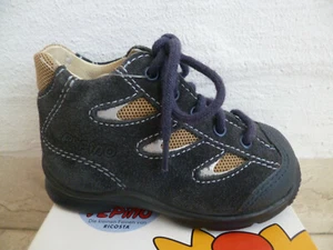 Ricosta Boots Walking Boots Blue Leather New !!! - Picture 1 of 7