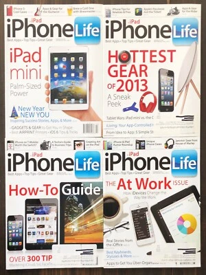 2013 iPhone Life Magazine - Jan/Feb, Mar/Apr, May/Jun, Jul/Aug, Sep/Oct, Nov/Dec - Image 1 of 4
