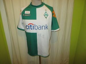 Werder Bremen Kappa Heim Trikot 2007/08 "Citibank" + 2 Unterschriften Gr.M TOP