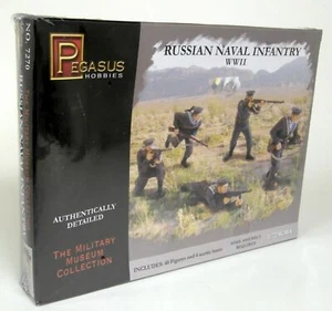 SOLDATINI 1/72 WWII Russian Naval Infantry - MADE IN USA Pegasus Hobbies - Picture 1 of 1