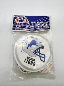 Vintage Detroit Lions 1994 Coasters/Pog Slam Board NFL Mini Slammer Cap - Picture 1 of 2
