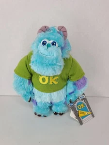 Disney Store Sulley Monsters University Plush OK Pixar 9" Plush NWT - Picture 1 of 6