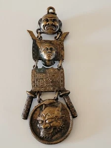 ¿Amuleto de monedas japonés Oni Demon Samurai? - Imagen 1 de 7