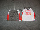Air Jordan Or Nike  Boys 2 Piece Shirt/Short Set, Size 12M-6X,Plystr/Cotn