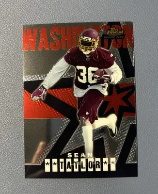 2004 Topps Finest Sean Taylor Rookie Card #65 Redskins RC - Image 1 of 4