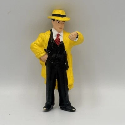 Figura de PVC de colección 1990 Applause Disney Detective Dick Tracy Warren Beatty 4" Foto 1 de 4