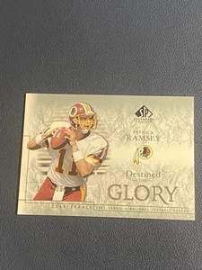 #’d /500 - 2002 SP Legendary Cuts Destined for Glory Patrick Ramsey Rookie PWE - Picture 1 of 3