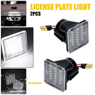 Luz de matrícula LED 2X blanca para Toyota Tacoma 2016-21 Toyota Tundra 2014-21 Foto 1 de 4
