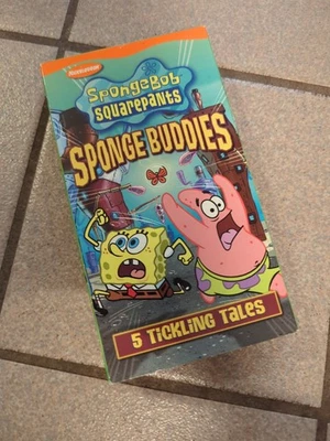 Spongebob Squarepants Sponge Buddies VHS 2002 Nickelodeon 5 Tickling Tales - Image 1 of 4