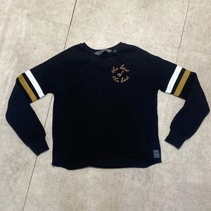 Long Live Harley-DavidsonCutoff Sweatshirt Varsity Stripe - Size XS - Picture 1 of 11