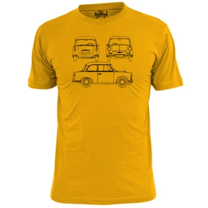Herren T-Shirt Trabant P500 Auto Bauplan DDR - Bild 1 von 4