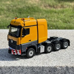 1/50 Mercedes-Benz Actros SLT GigaSpace 8x4 modello pressofuso giallo giocattolo nuovo con scatola - Foto 1 di 4