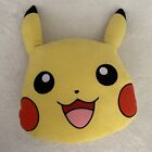 Nintendo Pokemon Pikachu Head 16" Soft Plush Cushion Pillow Lic. Product (B13)