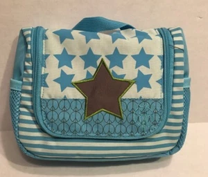 Lassig 4Kids Mini Washbag Toiletry Bag Olive Starlight Blue New - Picture 1 of 12