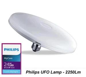 Philips 24W LED MyCare UFO Light Globe Bulb E27 Screw 240V Cool Daylight 2250Lm - Picture 1 of 5
