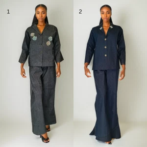 Conjunto Co-ord Denim Elástico - Estilo y Comodidad Sin Esfuerzo - Imagen 1 de 15
