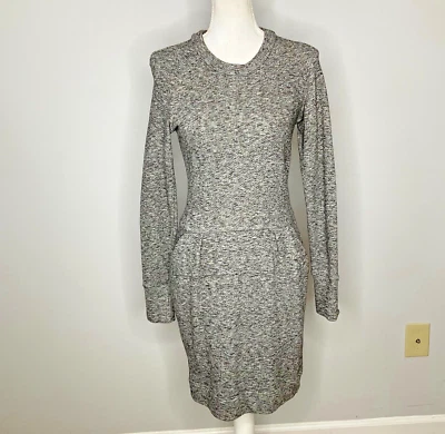ISABEL MARANT ETOILE Norwell Sweatshirt Dress Women Size 2 Cotton Wool Blend - Image 1 of 4