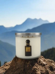 3 COTTON WICK * TOBACCO VANILLA * TOM FORD TYPE * Leah's Lite Candle * 16 OZ - Picture 1 of 3