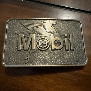 LIMITED EDITION BELT BUCKLE EXCLUSIVELY FOR MOBIL OIL CORP.