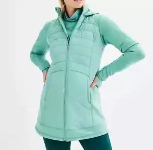 Tek Gear giacca media mista lunga da donna River Moss (WT33A206RS) taglie S/M/XL - Foto 1 di 7