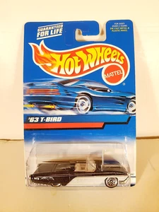 2000 Hot Wheels Die Cast Black & White Convertible '63 "Ford" T-Bird - Picture 1 of 4