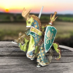 PAPO 39922 + 39923 WAFFENMEISTER DRACHE + PFERD  HARTGUMMI-FIGUR / 2008 - Bild 1 von 2