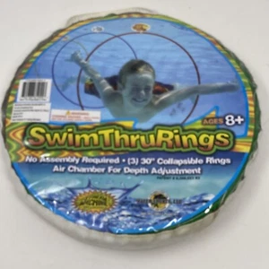 Water Sports Swim Thru Rings Swimming Pool Toys for Summer Activities and Out... - Picture 1 of 6
