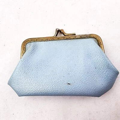 Monedero vintage Kiss Close azul claro Foto 1 de 4