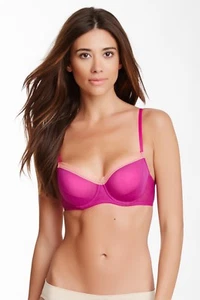 COSABELLA Italy Pink Mesh Sheer Dream Molded Balconette UW Bra Women's NWT $110 - Picture 1 of 5
