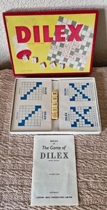 1950's DILEX CROSSWORD GAME - Picture 1 of 4