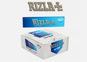 Cartine Rizla Blu Lunghe King Size – 50 Booklets | Slim Rolling Papers - Zdjęcie 1 z 3