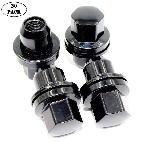 20 tuercas de repuesto negras OEM 14x1,5 Land Range Rover HSE Sport sobrealimentadas Foto 1 de 4