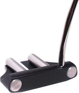 Rife Golf (RH) Heel Shaft Black Two Bar Mallet Putter + Adjustable Weights - Picture 1 of 8