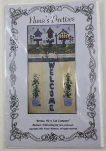 Apliques pancarta y colgante de pared Nana's Pretties "Brrdie We've Got Company" SIN CORTAR - Imagen 1 de 2