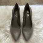Bcbg | Silver Glittery Heels Size 7.5