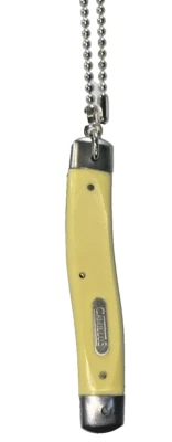 Auténtico cuchillo vintage Camillus Delrin manijas VENTILADOR DE TECHO TIRAR cadena EE. UU. Foto 1 de 4