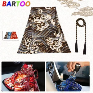 JDM Black Wave Blossom Sakura Shift Boot Cover Universal AT/MT Transmission - Picture 1 of 14