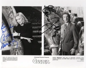 I - Eric Idle/Cathy Moriarty Autographed Casper still Photo w/coa - Picture 1 of 1