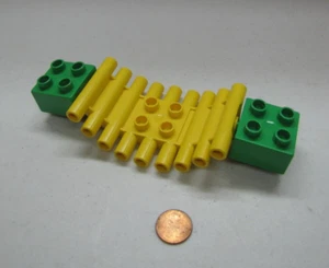 Lego Duplo Yellow Swinging Bridge Hammock W/ Support Pieces Replacement Zoo - Picture 1 of 3
