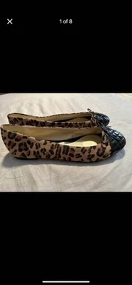 Zapatos planos George para mujer con estampado de leopardo talla 9 Foto 1 de 4