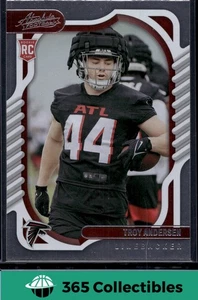 2022 Panini Absolute Troy Andersen - Panini #196 RC Falcons - Picture 1 of 2