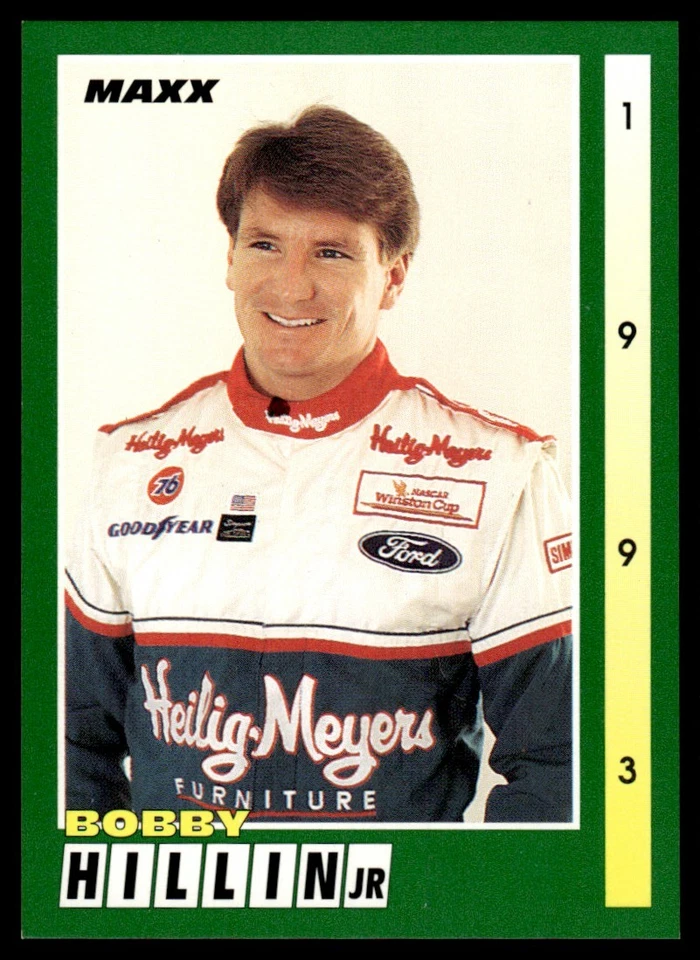 1993 Maxx Bobby Hillin #90 9965 - Image 1 of 2
