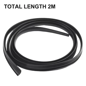 2m Seal Strip Trim For Car Front Windshield Sunroof Weatherstrip Rubber Black - Picture 1 of 24