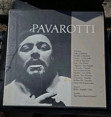 Pavarotti Classics Record Library  BOX SET 3  LP London 1978 Collectable Album  - Image 1 of 4