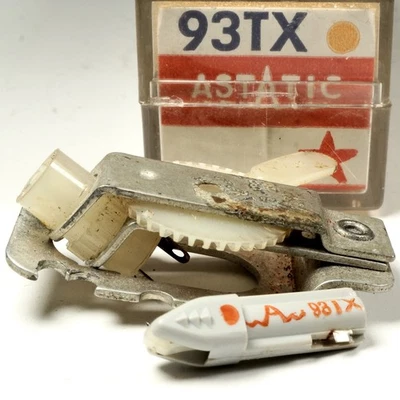 NOS Tested Astatic 93TX Cartidge Needle W/ Mount Bracket Zenith 142-80 142-87 - Image 1 of 4